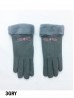Fleece Lined Cat Gloves w/ Faux Fur Trims
